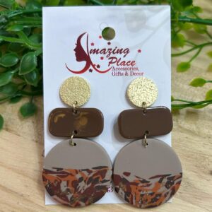 Brown Earrings