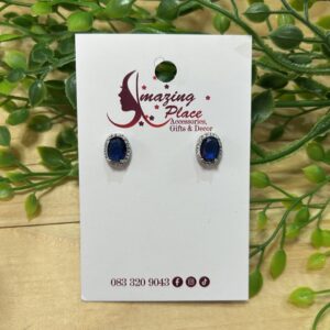 Blue Stud Earrings