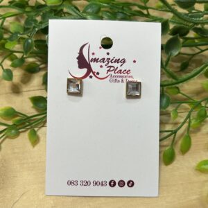 Square Stud Earrings