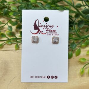 Rose Gold Stud Earrings