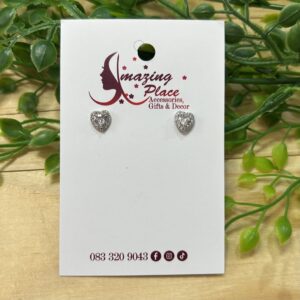 Heart Stud Earrings