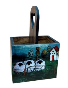Teaspoon Holder Artsy Sheep