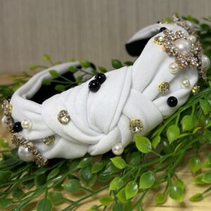 White Christmas Alice Band