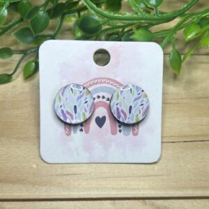 Feather Stud Earrings