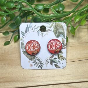 Kit Kat Stud Earrings