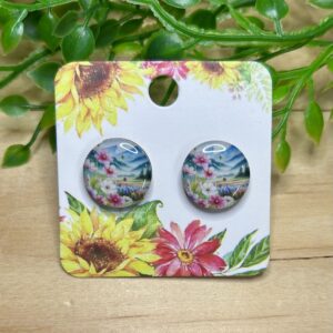 Mountain View Stud Earrings