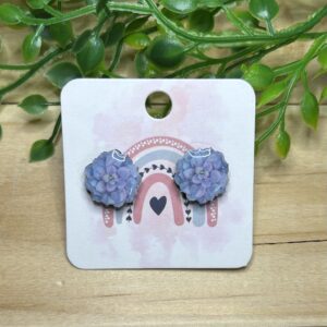 Succulent Stud Earrings