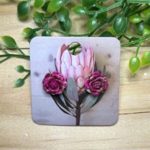 Multi Color Rose Earrings