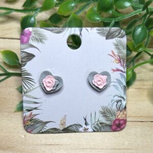 Heart Stud Earrings
