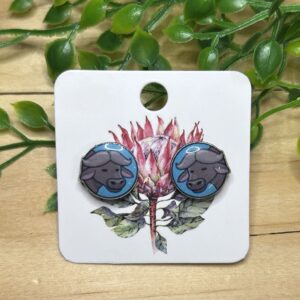 Buffalo Stud Earrings