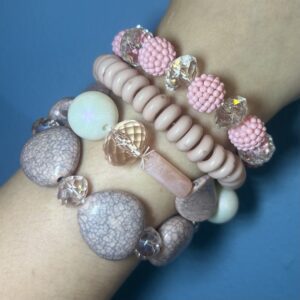 Pink Bracelet Set