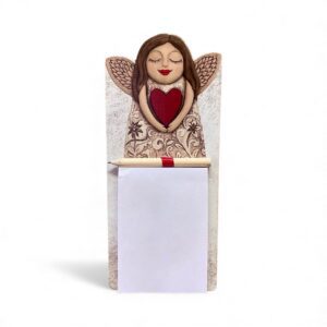 Magnetic Notepad - Ceramic Angel