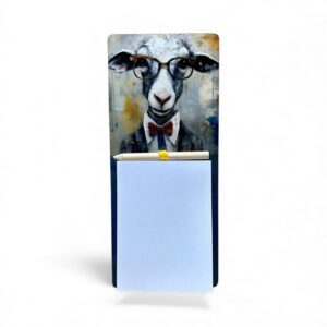 Magnetic Notepad - Whimsical Sheep