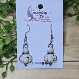 White Vintage Earrings