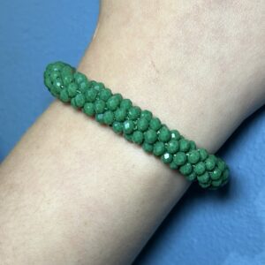 Green Beaded Bracelet