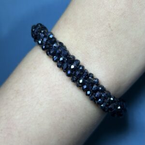 Navy Beaded Bracelet