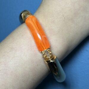 Orange And Gold Bracelet