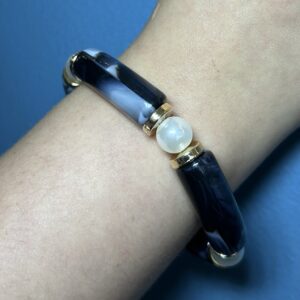 Black Marble Bracelet
