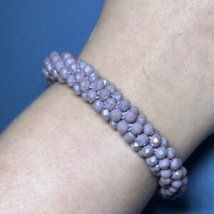 Plum Beaded Bracelet