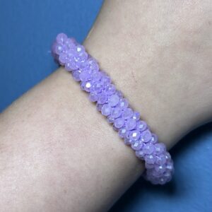 Pastel Purple Beaded Bracelet