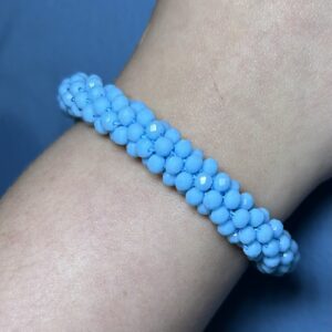 Blue Beaded Bracelet