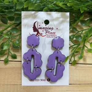 Purple Earrings