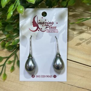 Silver Tear Drop Earrings