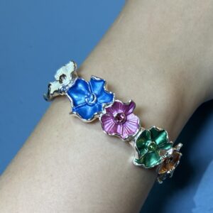 Colorful Flower Bracelet