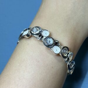 Black Circle Bracelet