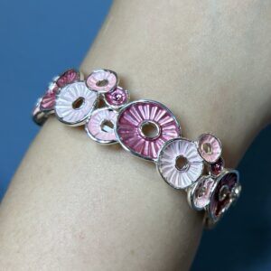 Pink Circle Bracelet