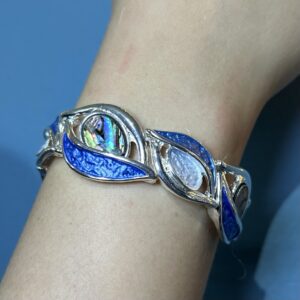 Blue Leaf Bracelet