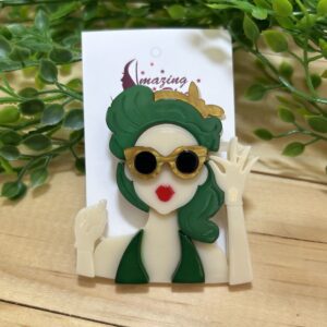 Green Brooch