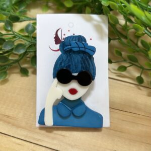 Blue Brooch