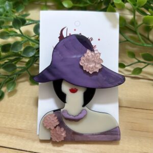 Purple Brooch