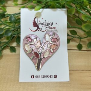 Heart  Magnetic Brooch