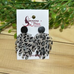 Leopard Print Earrings