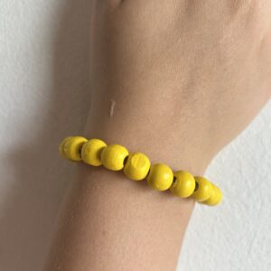 Yellow Beaded Bracelet
