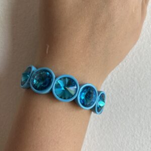 Blue Rhinestone Bracelet
