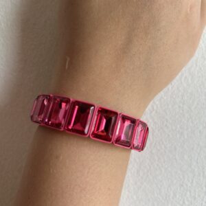 Pink Rhinestone Bracelet