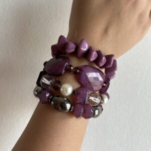 Purple Bracelet Set