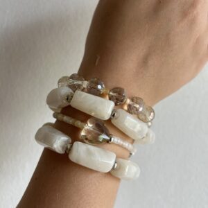 White Bracelet Set