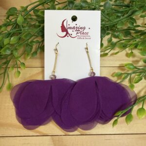 Purple Earrings