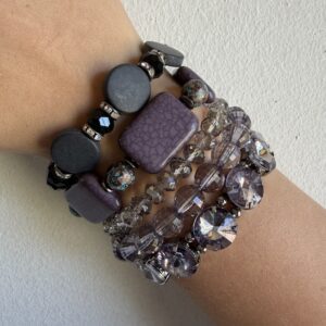 Dark Purple Bracelet Set