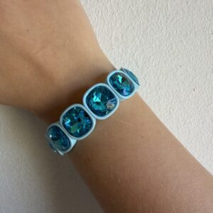Blue Rhinestone Bracelet