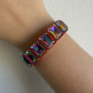 Red Rhinestone Bracelet