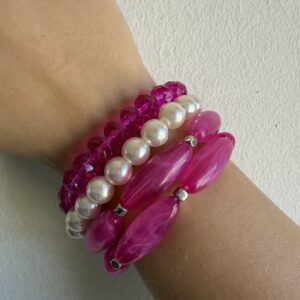 Pink Bracelet Set