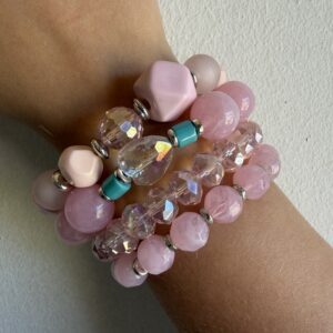 Pink Bracelet Set