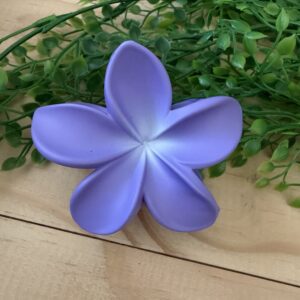 Purple Flower Claw Clip