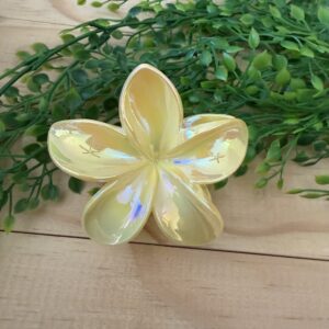 Yellow Flower Claw Clip