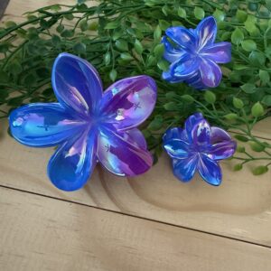 Purple And Blue Claw Clip Set